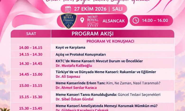 Sağlık Bakanlığı'ndan meme kanseri farkındalık etkinliği