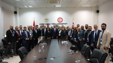 Taçoy, İstanbul Sanayici ve İş İnsanları Dernekleri Federasyonu heyetini kabul etti