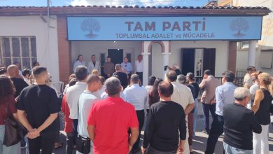 Tam Parti Güzelyurt ilçe binası düzenlenen açılış töreniyle hizmete girdi