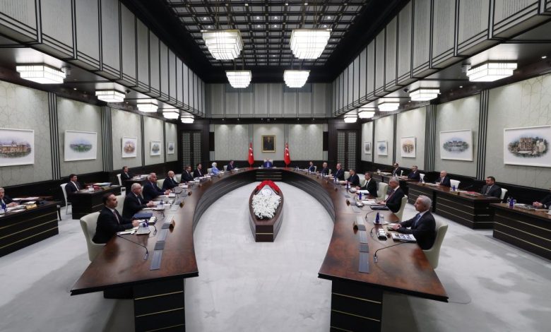 Türkiye’de kabine toplanıyor