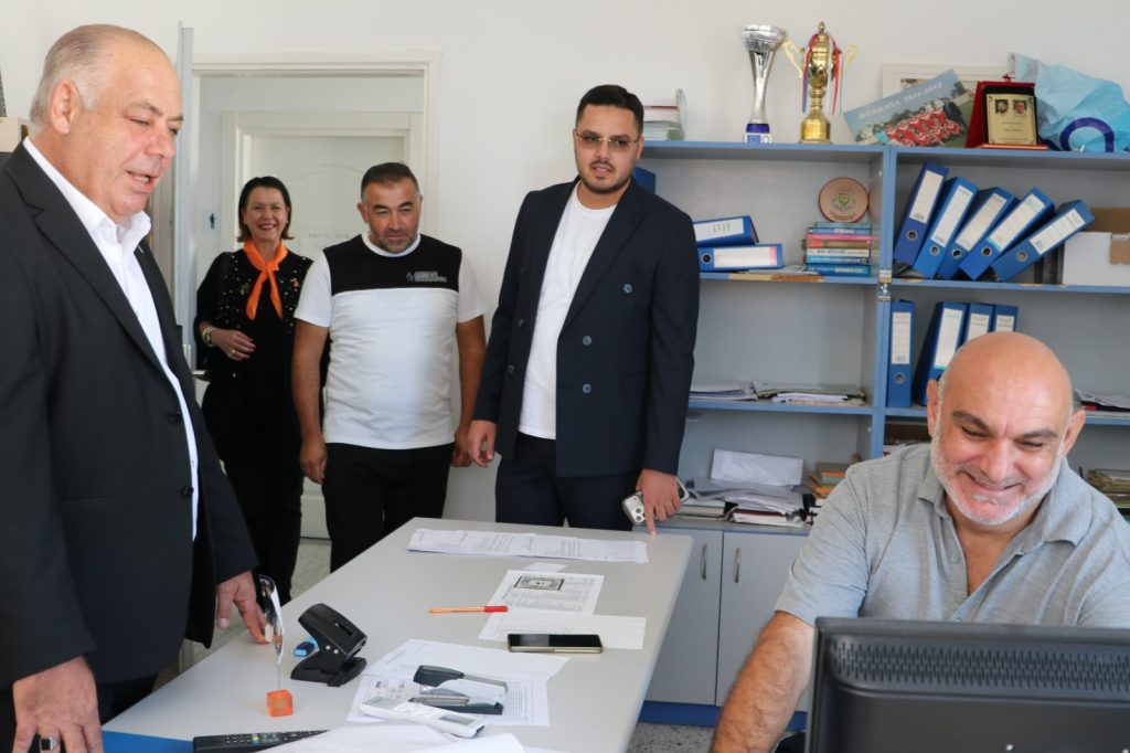 UBP Çatalköy-Esentepe Belediye Başkan adayı Albayrak, Çatalköy-Esentepe Belediyesi’ni ziyaret etti