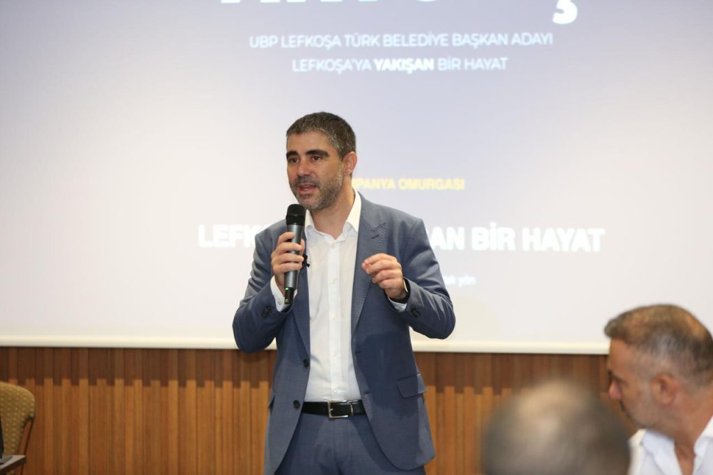 UBP'nin LTB Başkan adayı Aktunç, UBP meclis adaylarıyla buluştu