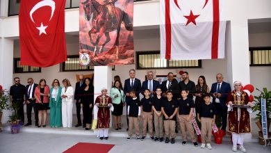 Yeniden inşa edilen Yeşilyurt İlkokulu törenle açıldı